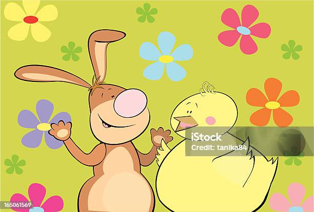 Joyeuses Pâques Vecteurs libres de droits et plus d'images vectorielles de Adolescent - Adolescent, Fleur - Flore, Pâques