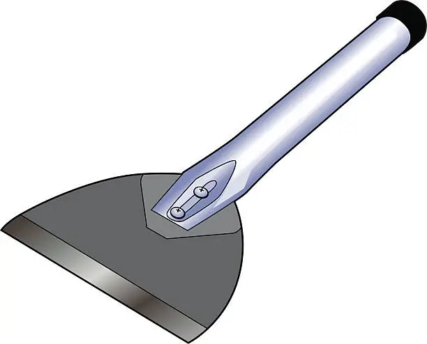 Vector illustration of Putty Knife