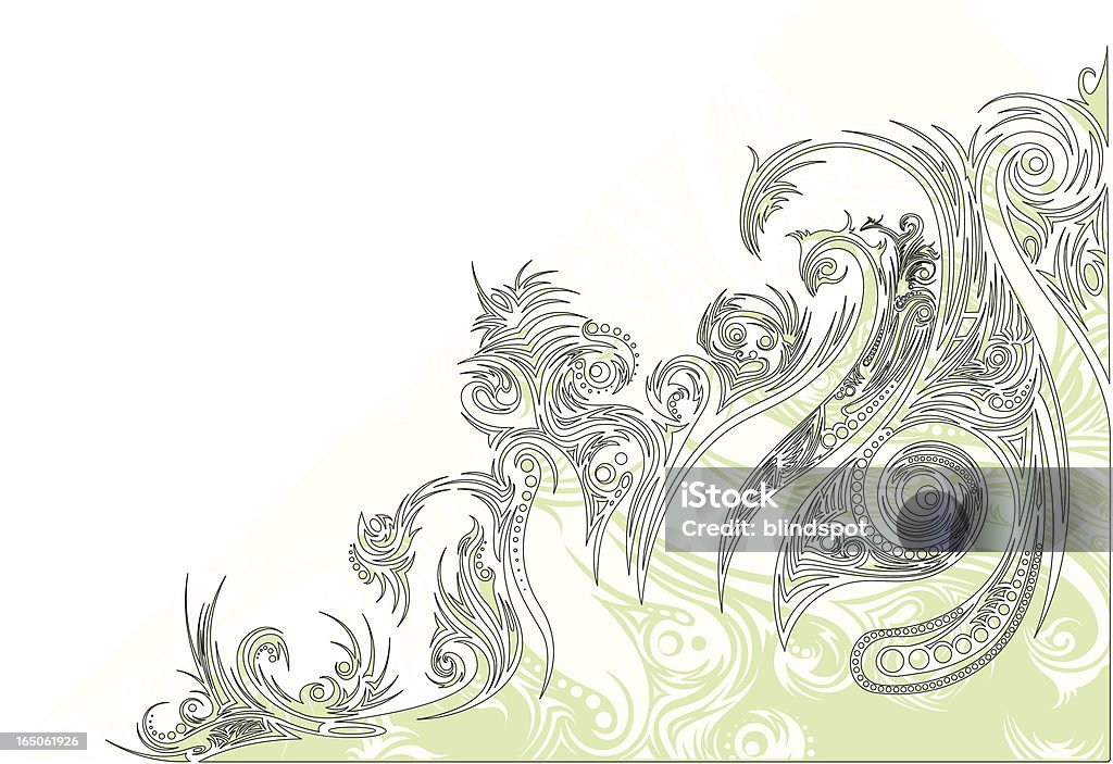 Tribal Ornament (includes jpg) Abstract stock vector