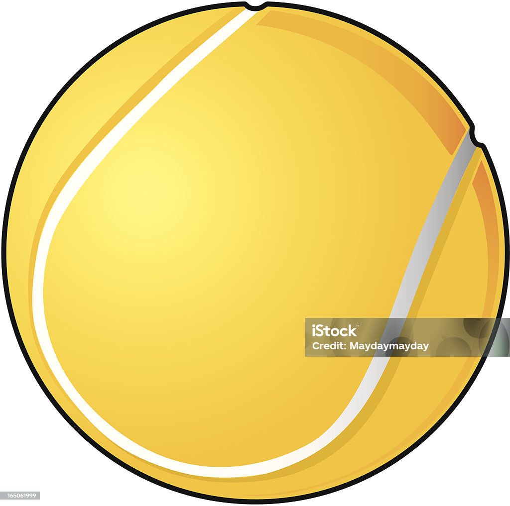 Теннисный мяч - Векторная графика Векторная графика роялти-фри