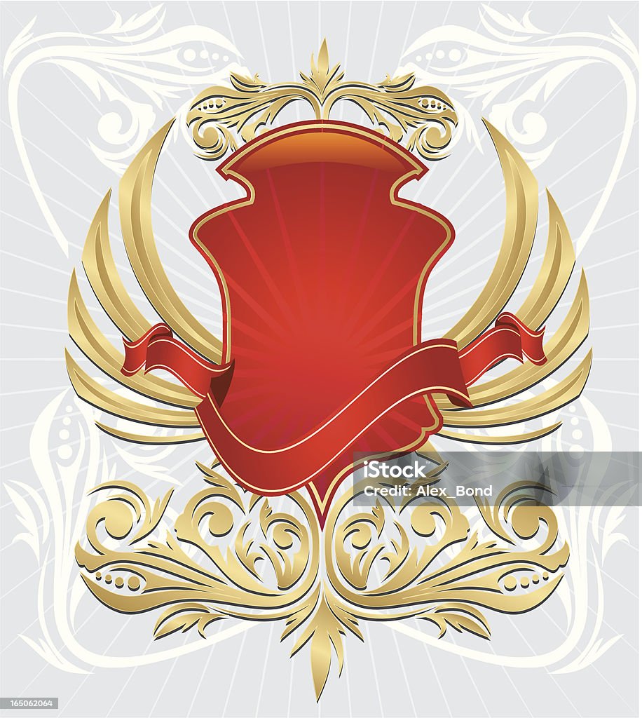 Tarcza & Dekoracja - Grafika wektorowa royalty-free (Armia)