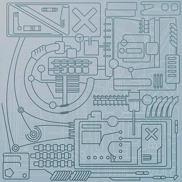 Vector illustration of Technic