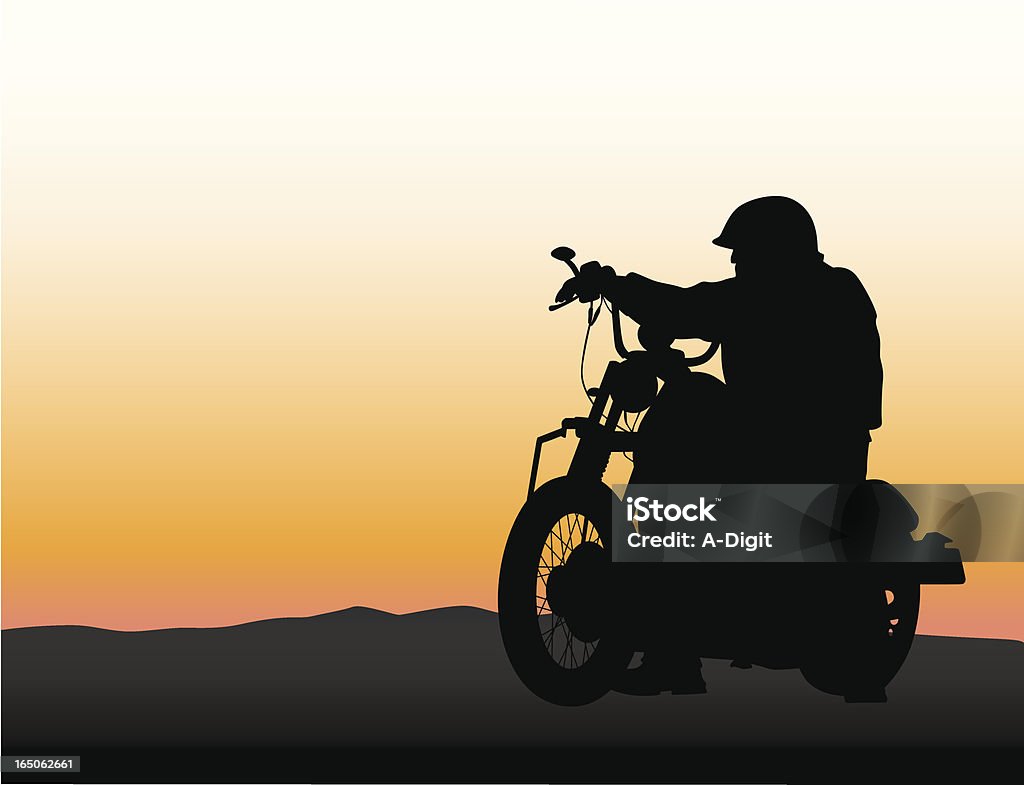 Intemporel - clipart vectoriel de Moto libre de droits