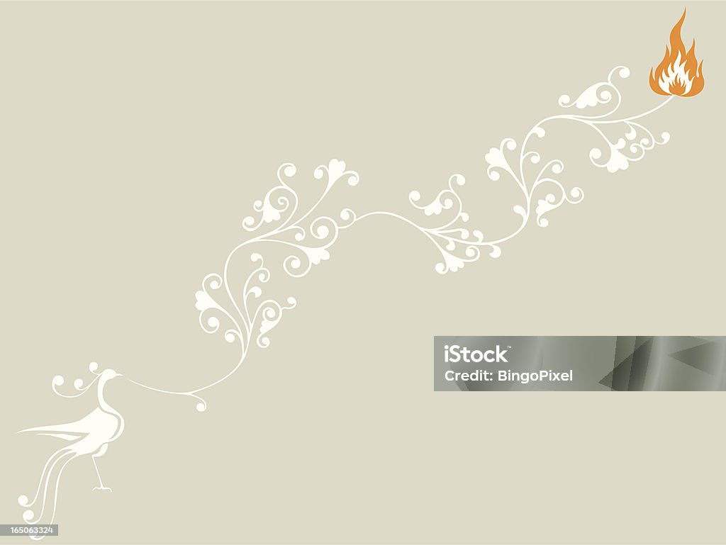 Latający ptak & zakładu - Grafika wektorowa royalty-free (Abstrakcja)