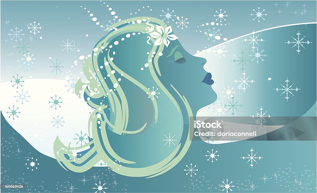 snow queen illustration of snow queen Snow Maiden stock vector