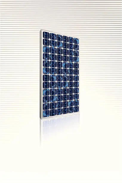 Vector illustration of Solar panel