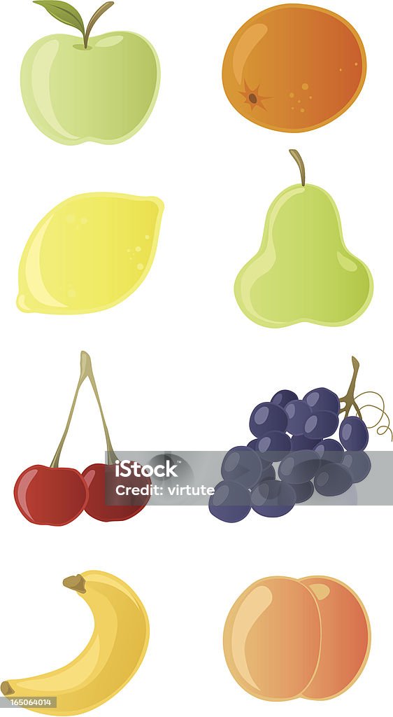 Obst - Lizenzfrei Apfel Vektorgrafik