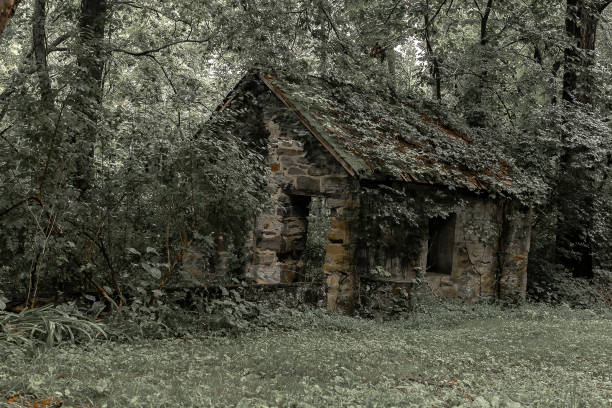 istock Exploring abandoned buildings along the Old Mine Road in New Jersey 1650641035