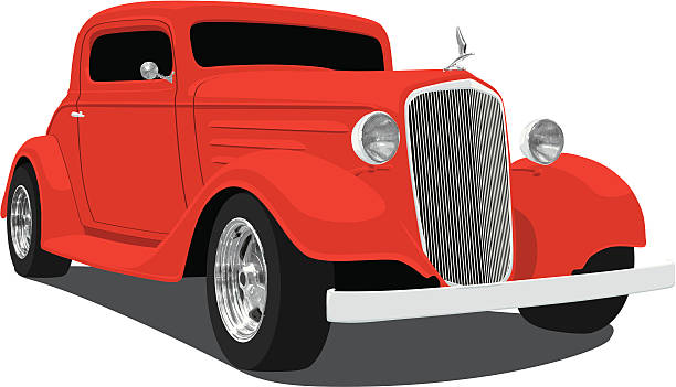 Old Fashioned Red Car Animation Stock Illustration - Download Image Now - Vintage  Car, Collector's Car, 1930-1939 - iStock