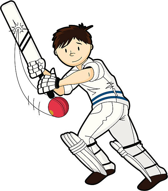 37 Cricket Bat Ball Cartoons Illustrations & Clip Art - iStock