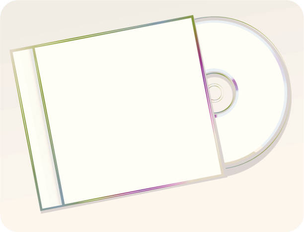 Blank CD/DVD/Software High-res JPG, Layered PSD and AICS included in the zip file. Layers allow for separating the CD from the cover.  cd stock illustrations