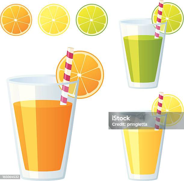Fruit Juice Incl Jpeg Stock Illustration - Download Image Now - Juice - Drink, Drinking Glass, Orange Juice