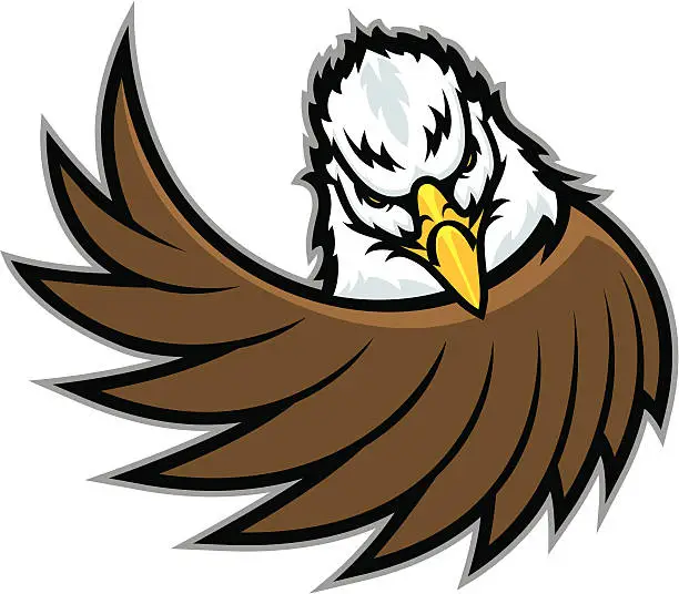 Vector illustration of Eagle Wing