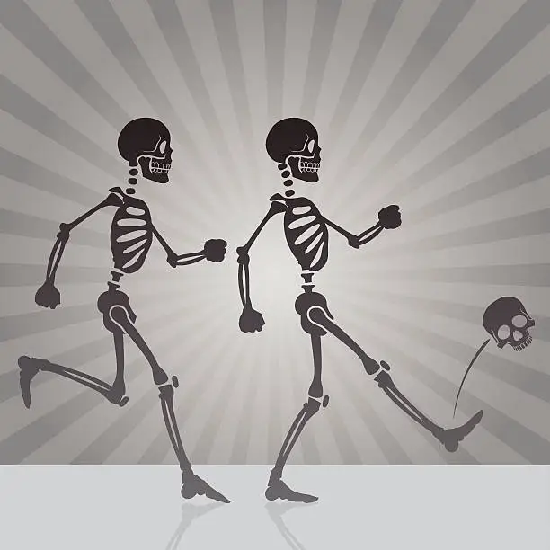 Vector illustration of Skeleton Activities