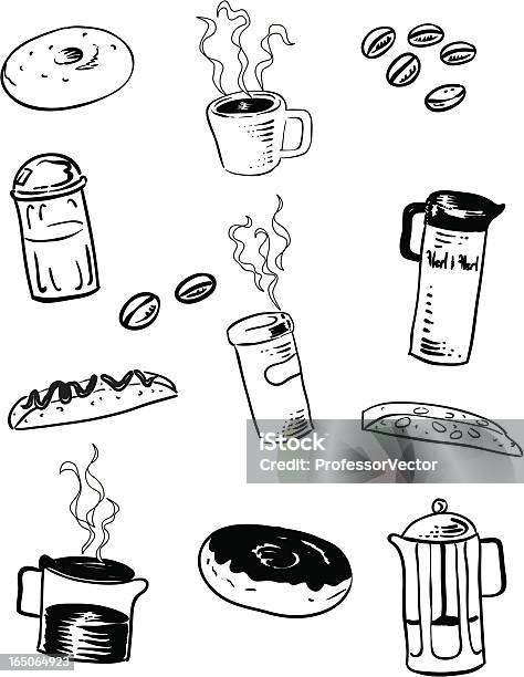 コーヒーショップクリップアート - ビスコッティのベクターアート素材や画像を多数ご用意 - ビスコッティ, コーヒーカップ, イラストレーション