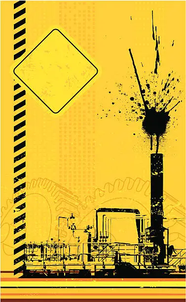 Vector illustration of Industrial grunge