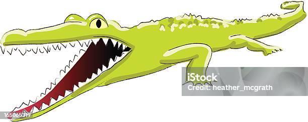 Alligator - Stockowe grafiki wektorowe i więcej obrazów Aligator - Aligator, Bez ludzi, Clip Art