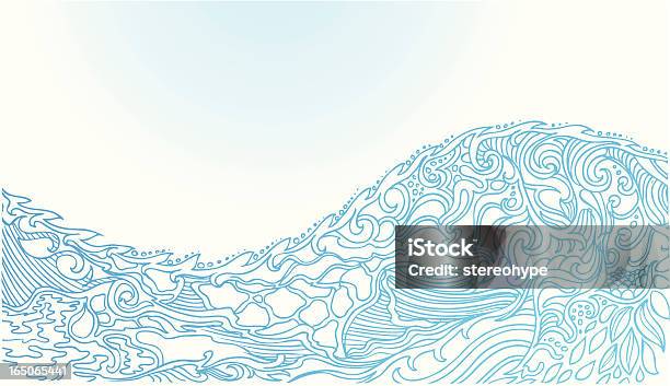 Ocean Wave Stock Vektor Art und mehr Bilder von Meeresalge - Meeresalge, Meer, Welle