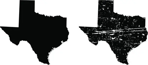 Vector illustration of Texas