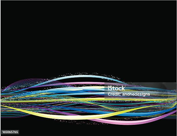Красочный Поток Энергии — стоковая векторная графика и другие изображения на тему Веб-страница - Веб-страница, Заглавие - элемент оформления, В ряд