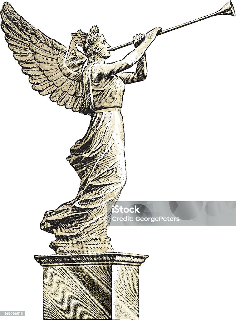 天使の像 - 像のロイヤリティフリーベクトルアート