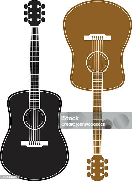 Guitarra - Arte vetorial de stock e mais imagens de Escala - Instrumento de corda - Escala - Instrumento de corda, Guitarra, Vetor