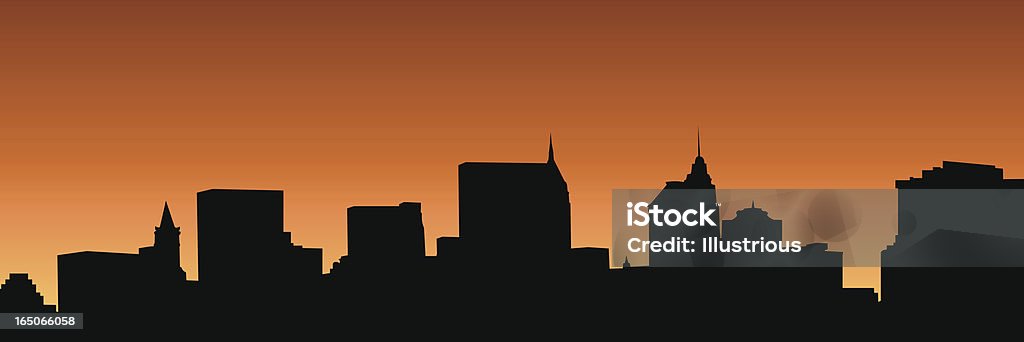Skyline série - clipart vectoriel de Architecture libre de droits