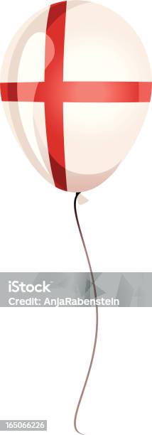 Luftballons Mit Englische Flagge Stock Vektor Art und mehr Bilder von ClipArt - ClipArt, Dreidimensional, Einzelner Gegenstand