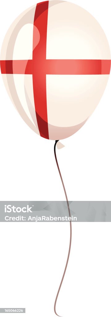 Globo con bandera inglesa - arte vectorial de Bandera libre de derechos