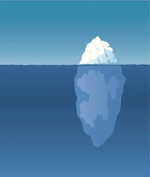 Vector illustration of Iceberg