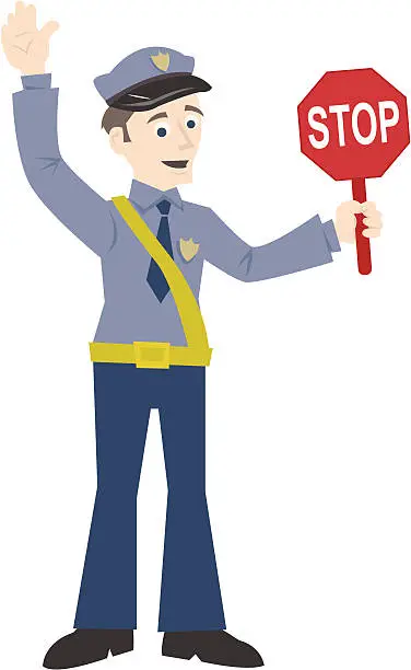 Vector illustration of Safety Officer