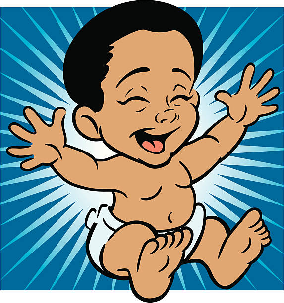 african american dziecka chłopiec - baby mother nursery african ethnicity stock illustrations