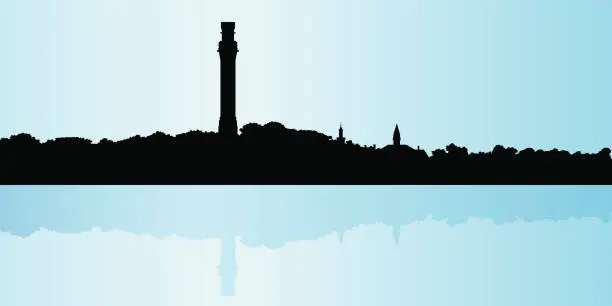 Vector illustration of Provincetown