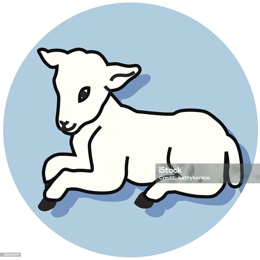 Icône d'agneau - clipart vectoriel de Icône libre de droits