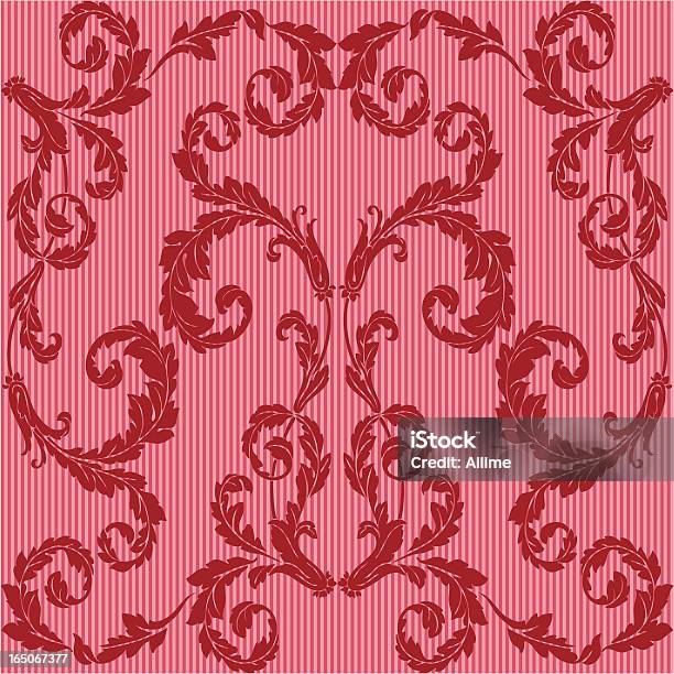Scroll Padrão - Arte vetorial de stock e mais imagens de Beleza - Beleza, Cor de rosa, Design