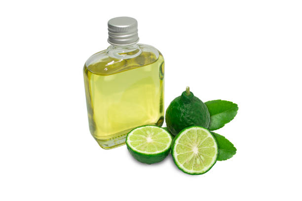 istock Bergamot essential oil with bergamot fruit. 1650675654
