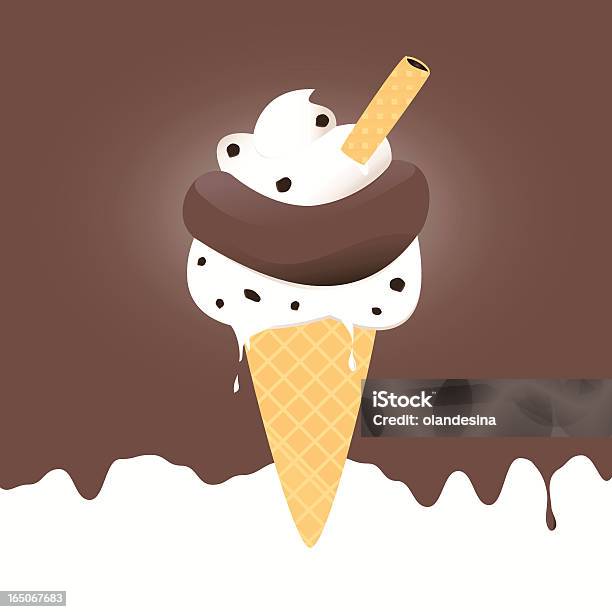 Stracciatella Et Glace Au Chocolat Vecteurs libres de droits et plus d'images vectorielles de Aliment - Aliment, Aliment surgelé, Aliments et boissons