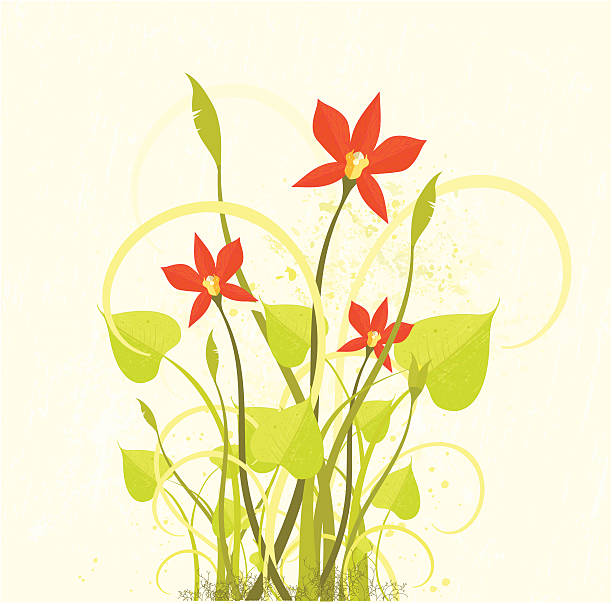 Floral Background vector art illustration