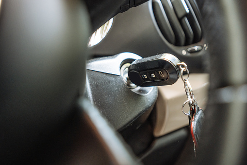 Car keys close up image
