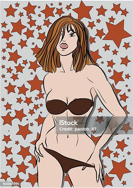 Bikini Girl Vecteurs libres de droits et plus d'images vectorielles de Adulte - Adulte, Beauté, Belle femme