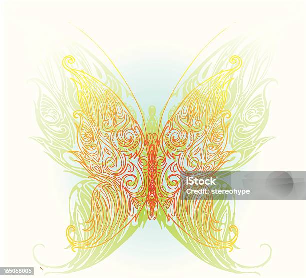 Heavenly Butterfly Stock Illustration - Download Image Now - Spirituality, Vitality, Abstract