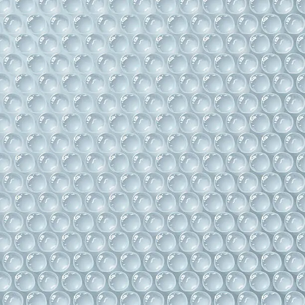 Vector illustration of Bubble Wrap Texture Vector