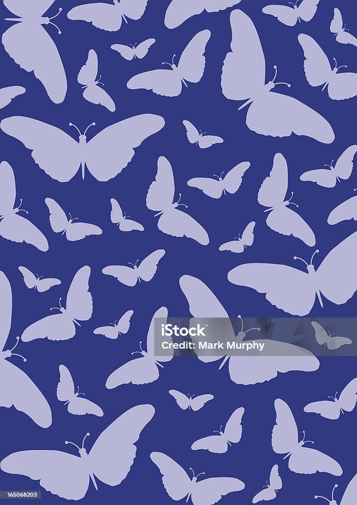 Papillon Répétez le motif - clipart vectoriel de Aile d'animal libre de droits
