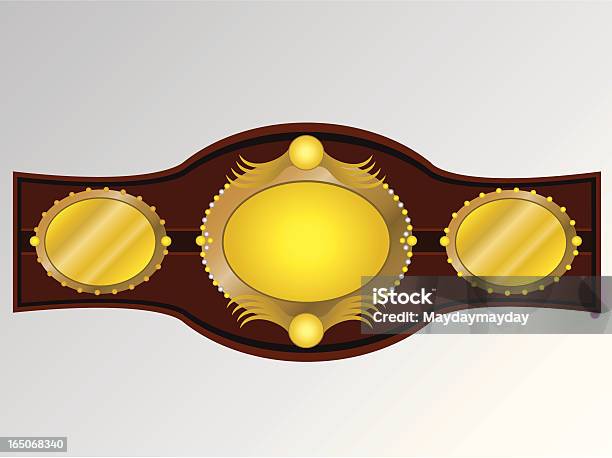 Ремень Чемпионов — стоковая векторная графика и другие изображения на тему Выигрывать - Выигрывать, Пояс, Боевые искусства