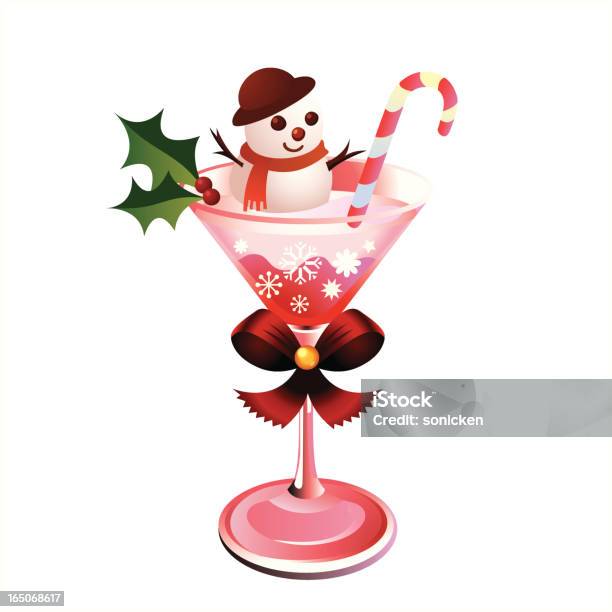 Snowman Cocktail Stock Illustration - Download Image Now - Christmas, Cocktail, Celebration