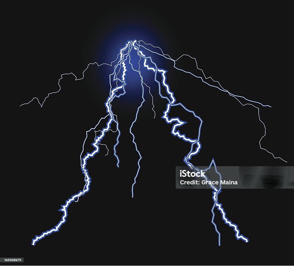 Lightning-VECTOR - Royalty-free Acender arte vetorial