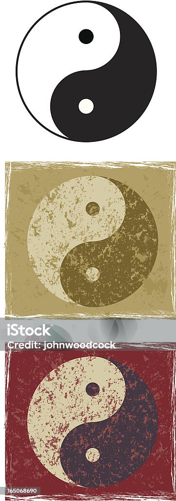 Simbolo del Tao - arte vettoriale royalty-free di Simbolo del Tao