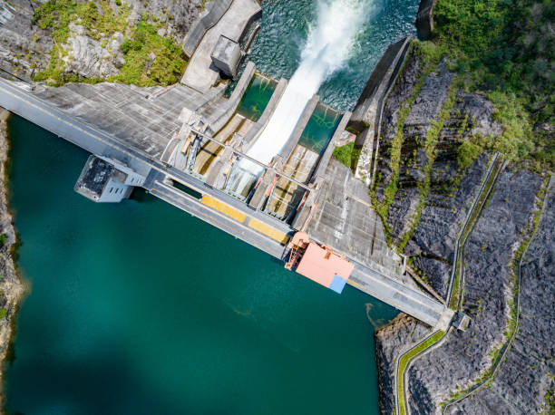 istock Hydropower dam aerial photography 1650688303