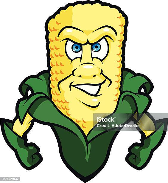 Super Corn Stock Illustration - Download Image Now - Mascot, Cartoon, Corn  - iStock