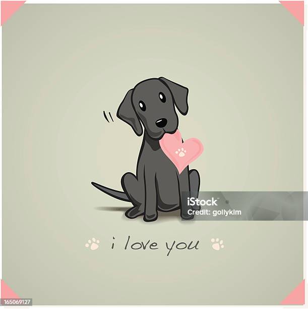 Labrador Puppy Stock Illustration - Download Image Now - Dog, Puppy, Labrador Retriever